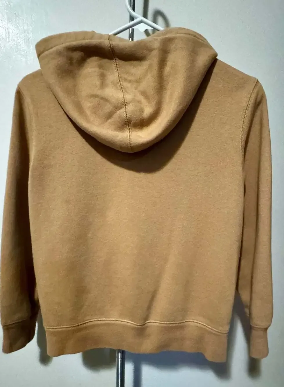 GAP Kids Plaid Logo Full-Zip Hoodie Brown Size M 8–9